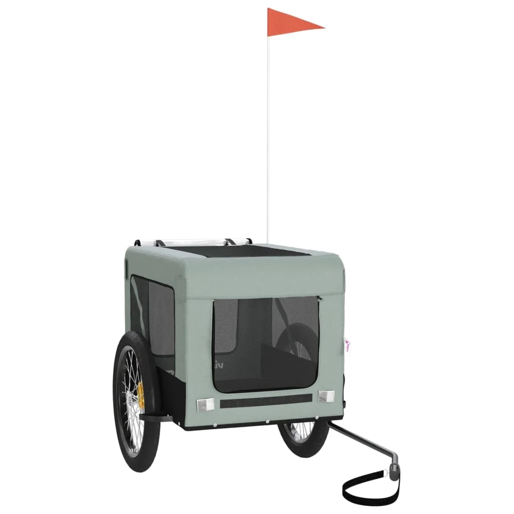 Rimorchio/carrello per animali domestici grigio 02_0044262