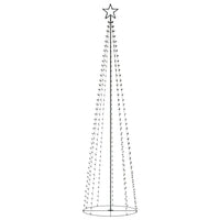 Albero di Natale a Cono con 400 LED Colorati 100x360 cm