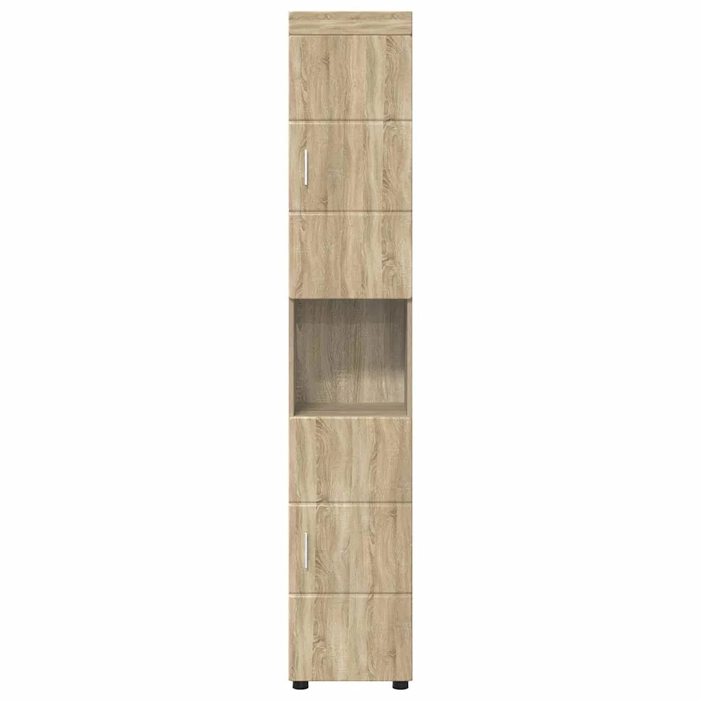 Set di Armadi da Bagno TULUM Rovere Sonoma 37 x 31,5 x 203 cm 880353