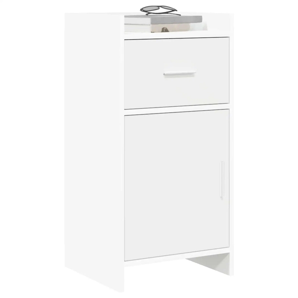 Credenza Bianco 40 x 36 x 80 cm Legno ingegnerizzato 8011083