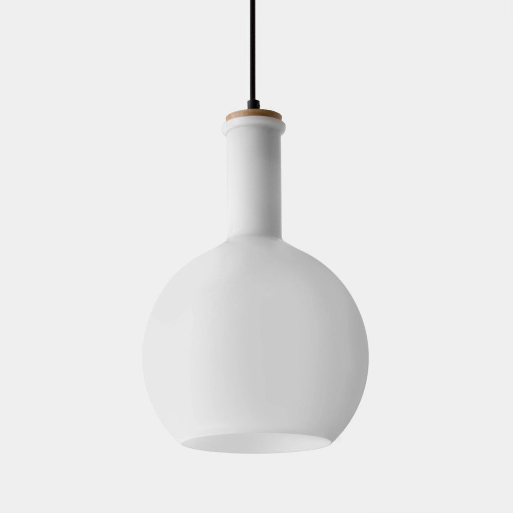 Trade Shop - V-tac Vt-7205 Lampadario A Sospensione In Vetro Con Portalampada E27 -