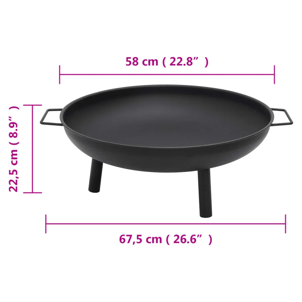 Inserto per camino 91 x 81,5 x 40 cm acciaio nero 02_0005950