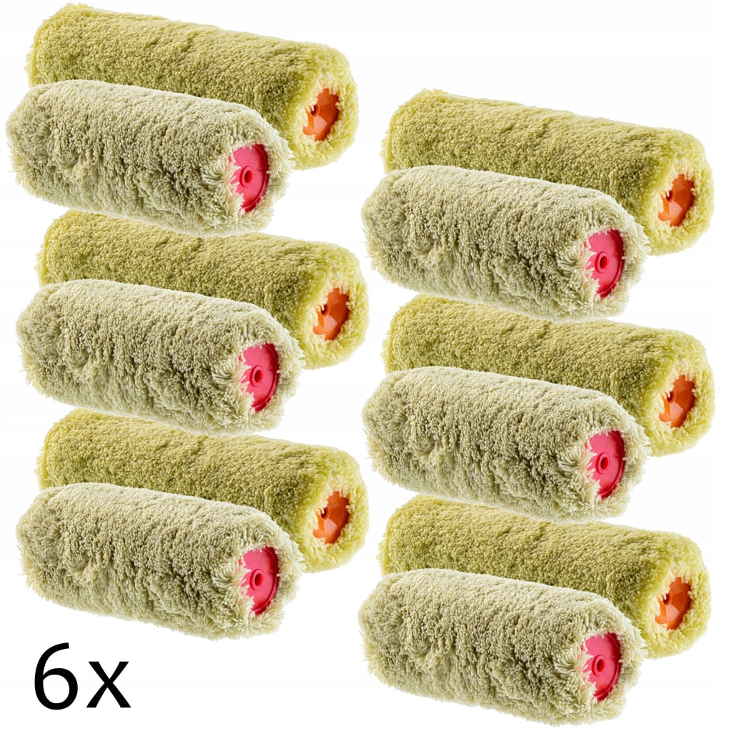 Set di 12 rulli di ricambio per pittura KADAX da 25/20 cm.