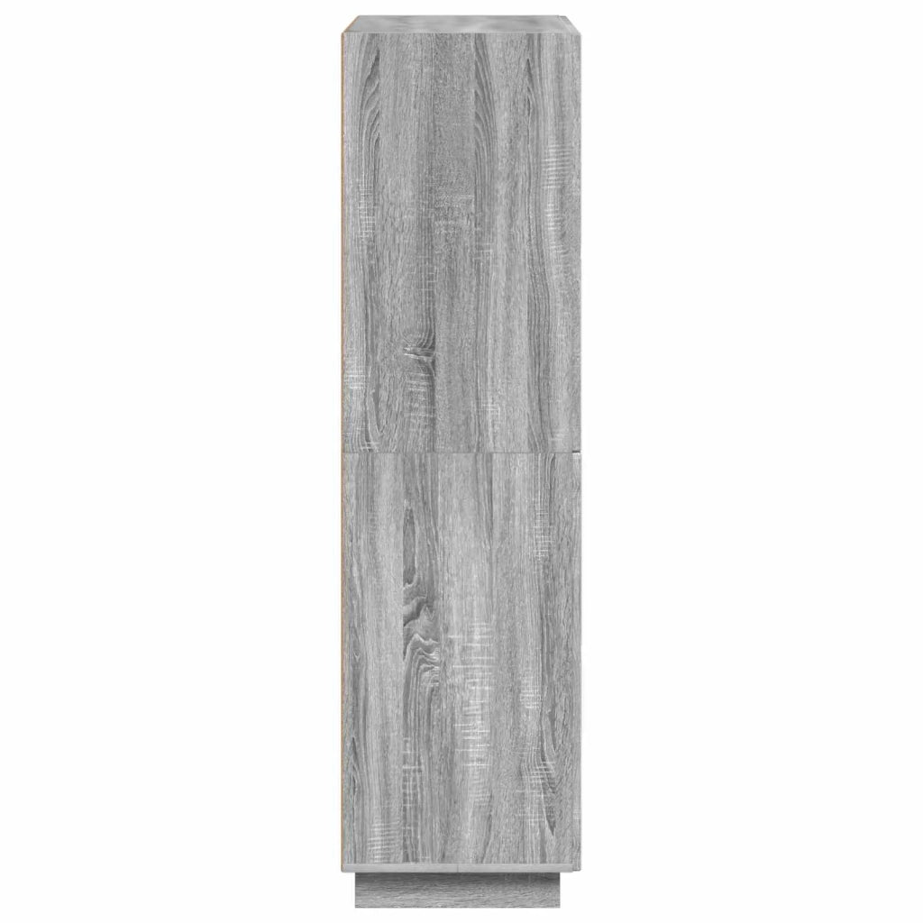 Credenza Sonoma grigio 79 x 41 x 151 cm Legno ingegnerizzato 3433115