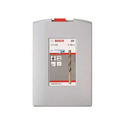 Punte metallo HSS-Co cobalto Set 19 pezzi da 1 a 10 mm ProBox 2608587014 BOSCH