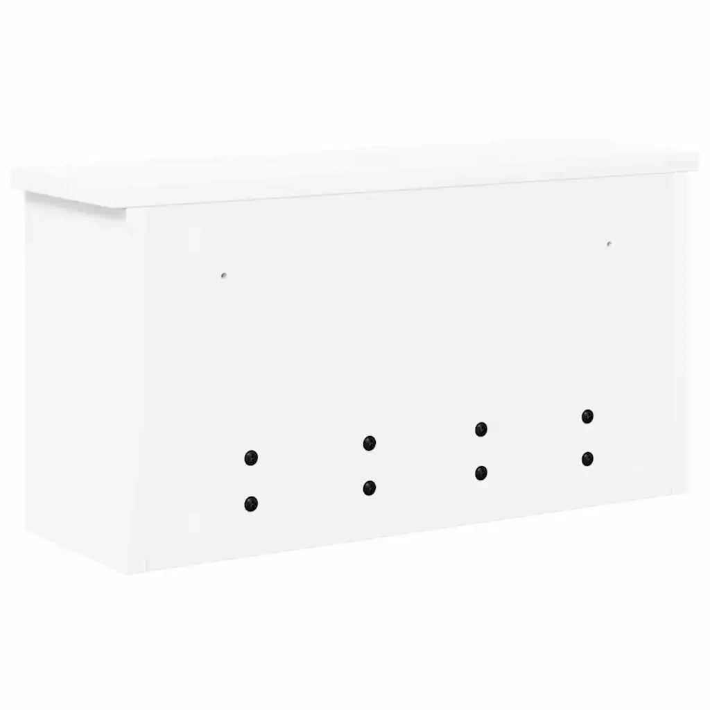 vidaXL Appendiabiti a muro Bianco 50 x 16 x 26 cm Legno multistrato