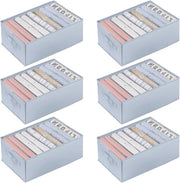 Organizzatore di cassetti per abbigliamento 6 pezzi per pantaloni, camicie, intimo, cassetti organizzatore sistema di carico organizzatore di cassetti per carico