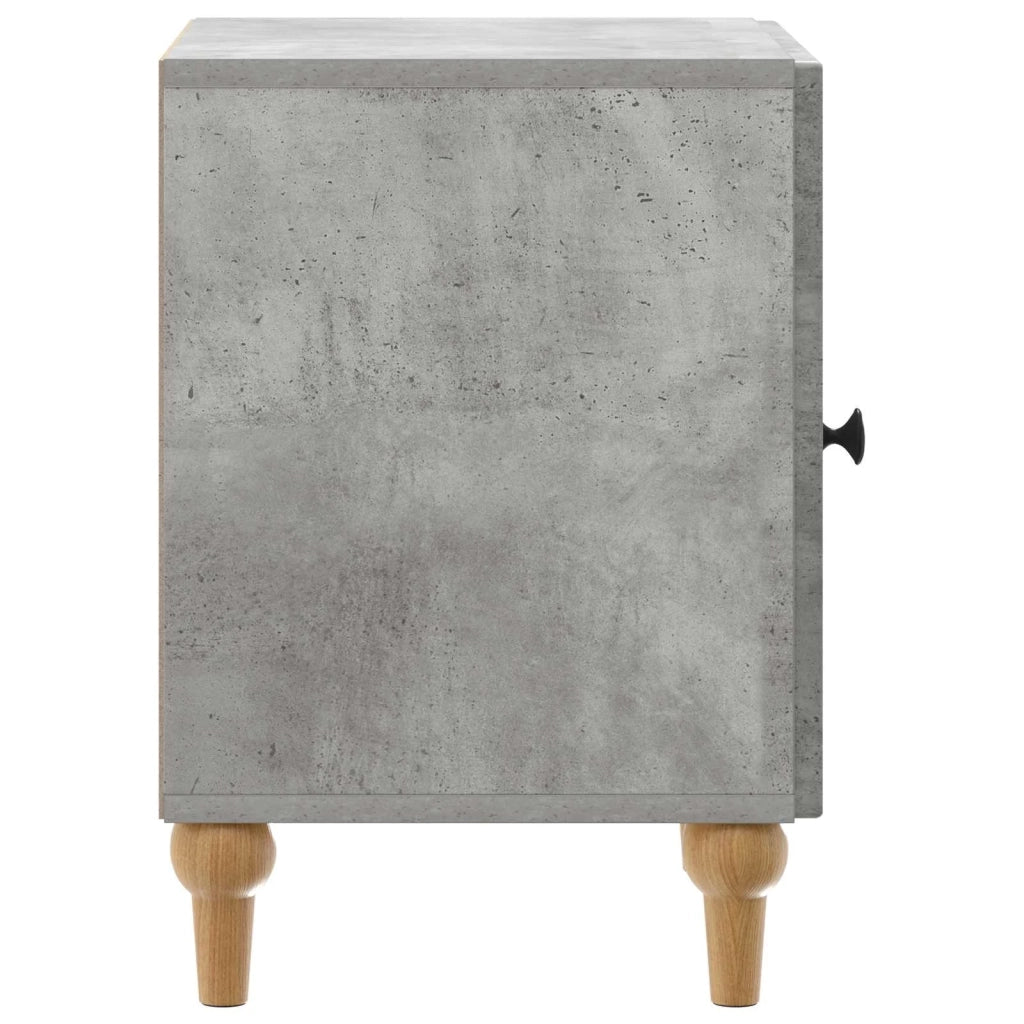 Armadio da Notte 2 pcs Grigio Cemento 43 x 34,5 x 50 cm 894112