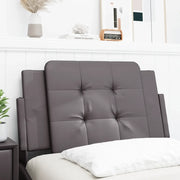 Cuscino Testiera Zadar Grigio 90 cm in Similpelle 374839