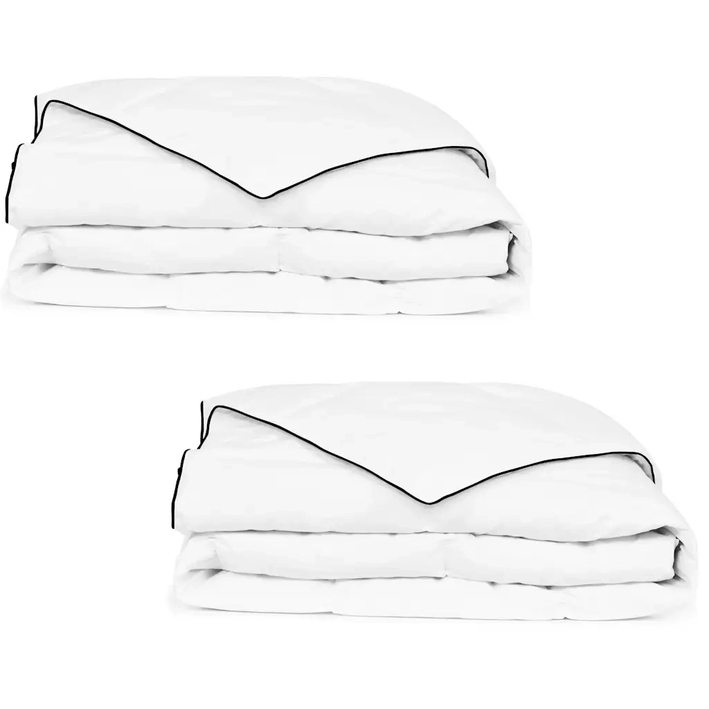 Piumone Invernale 2 pz Piuma Anatra 155x200 cm cod mxl 77827