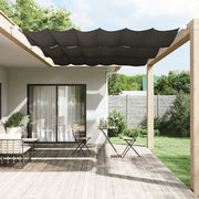 Paravento Verticale-Pannello per balcone Antracite 140x270 cm in Tessuto Oxford