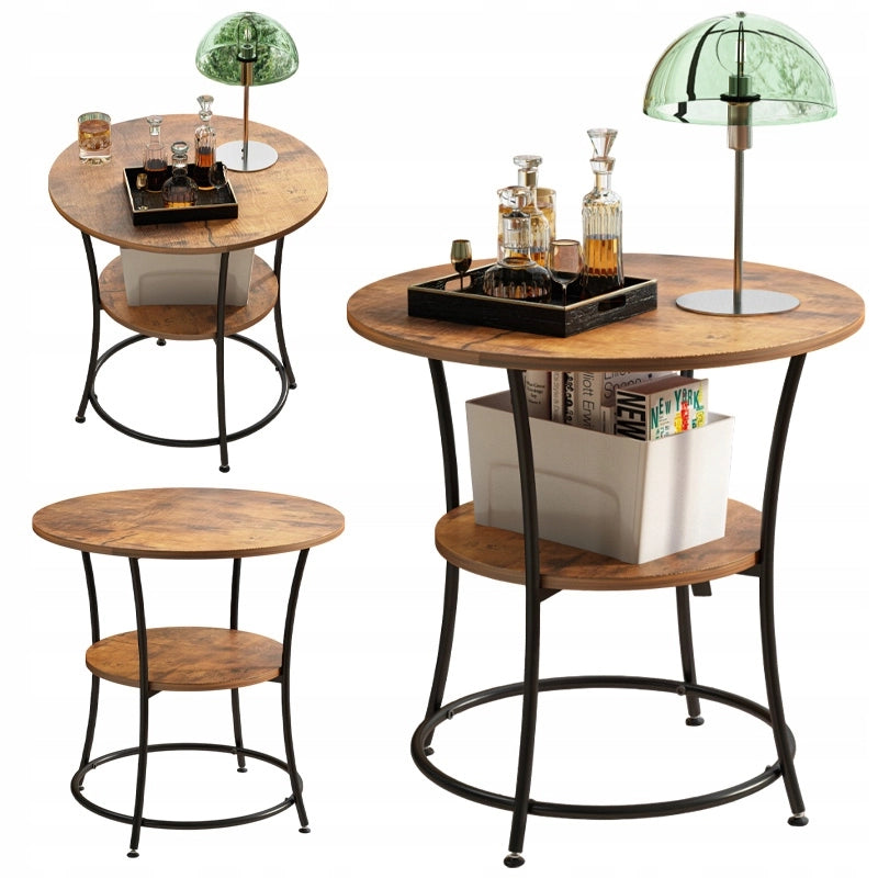 Tavolino da Salotto Marrone 55x55x55 cm Ideale per Soggiorno