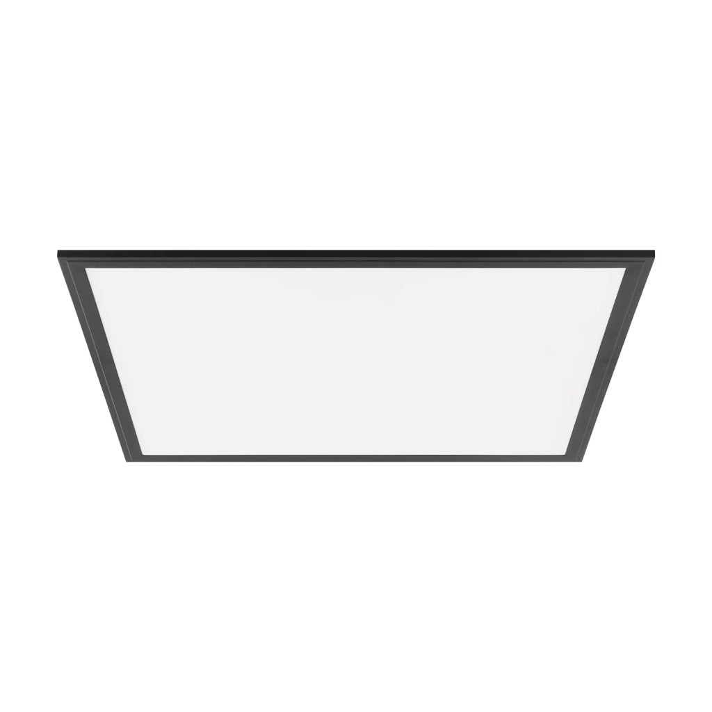 Plafoniera Moderna Salobrena-Z Alluminio Nero Luce Led Integrato 33W