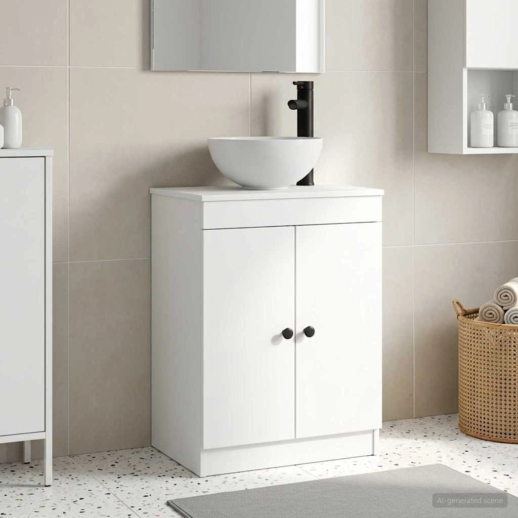 Mobile da bagno con lavabo Bianco 54 x 35 x 83 cm 890114