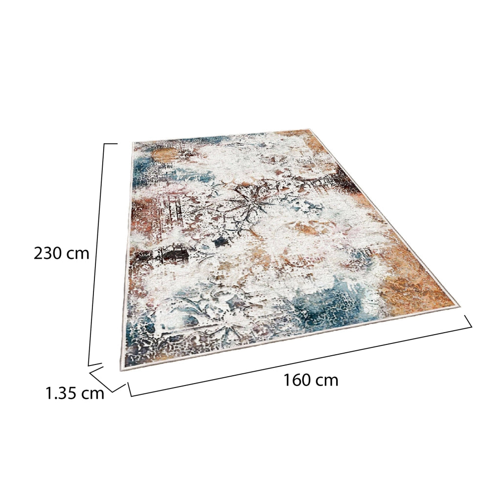 Rocky River, Tappeto Materiale Struttura in Velluto, 230x160 cm Multicolore