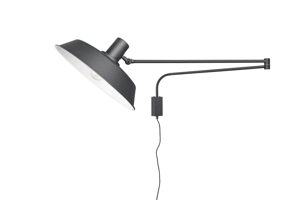 Applique da Interno a LED in Metallo Nero Opaco