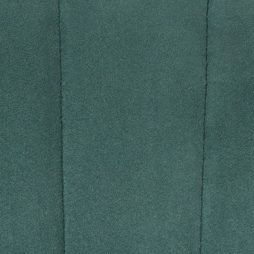 Set di 2 sedie da pranzo in velluto verde smeraldo con gambe in acciaio nero senza braccioli set da pranzo salotto soggiorno moderno