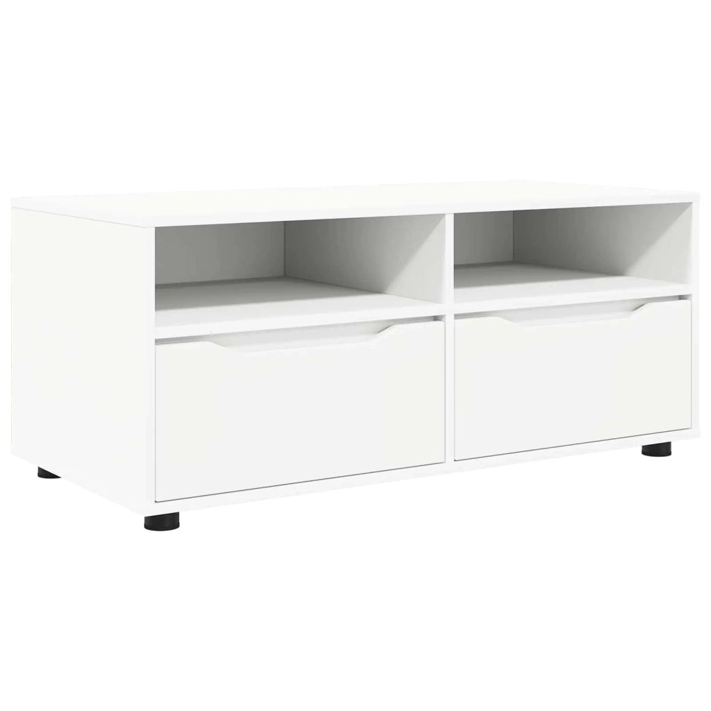 Mobile TV Bianco 100 x 48 x 43 cm Legno multistrato 888927