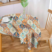 Tela da tavolo, tovaglia da tavolo boho, rotonda, 150 cm, lavabile, tenda da tavolo all'aperto, tovaglia da tavolo per giardino, per cucina, tavolo da pranzo, tavolo da salotto, per feste, per cene