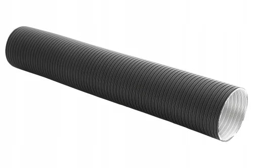 TUBO ALLUMINIO FLEX ALLUNGABILE A 3MT- Diam. 120 Nero- DK- pezzi 1