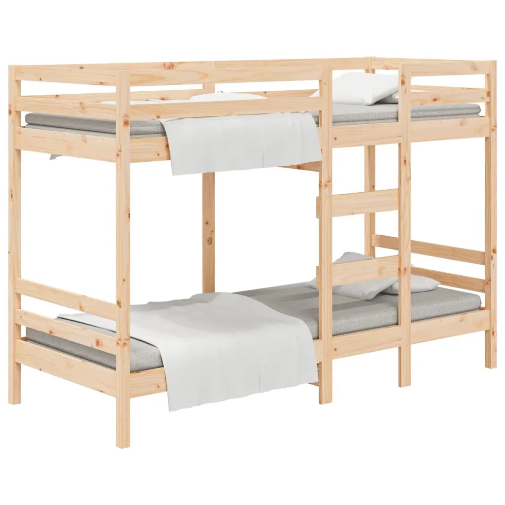 Letto a Castello 75x190 cm in Legno Massello di Pino cod mxl 57117
