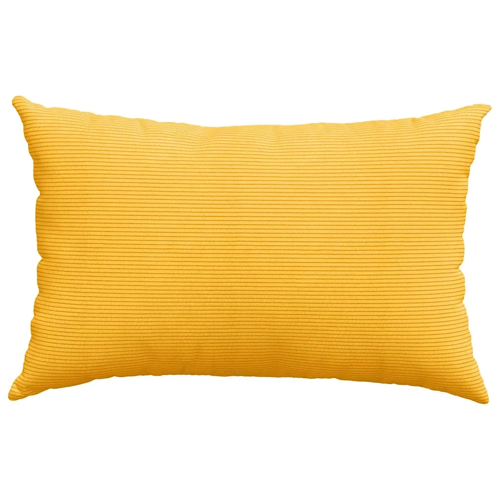 Cuscini da Divano 2 pz | Cuscini per sedie Giallo Chiaro 60 x 40 cm
