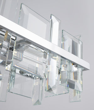 Lampada pendente Modern in Metallo Cerezo Cromo