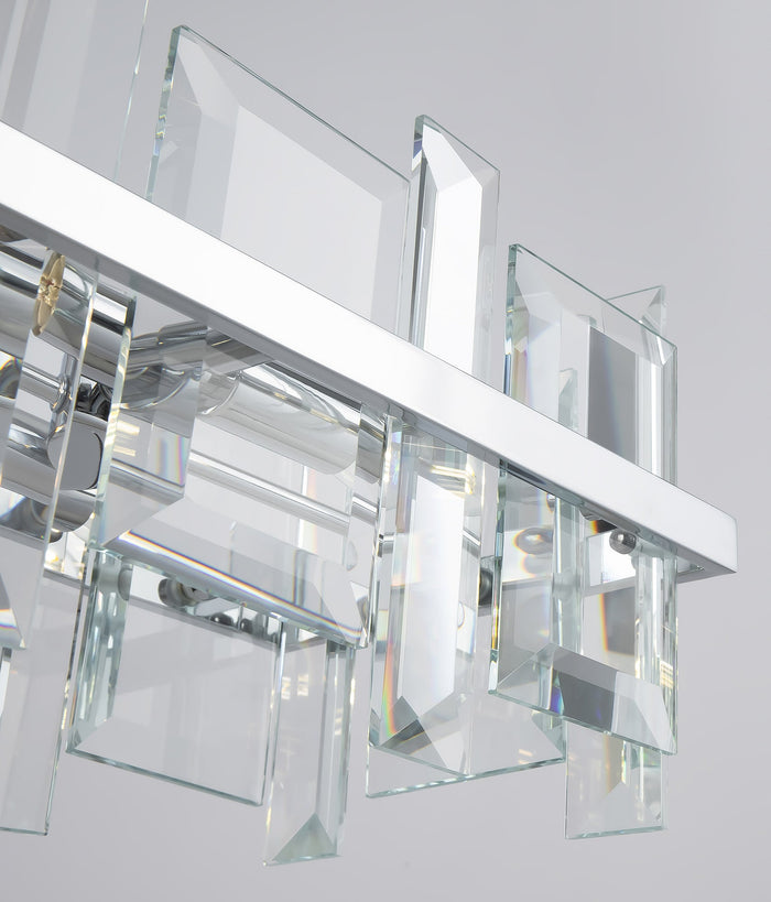 Lampada pendente Modern in Metallo Cerezo Cromo