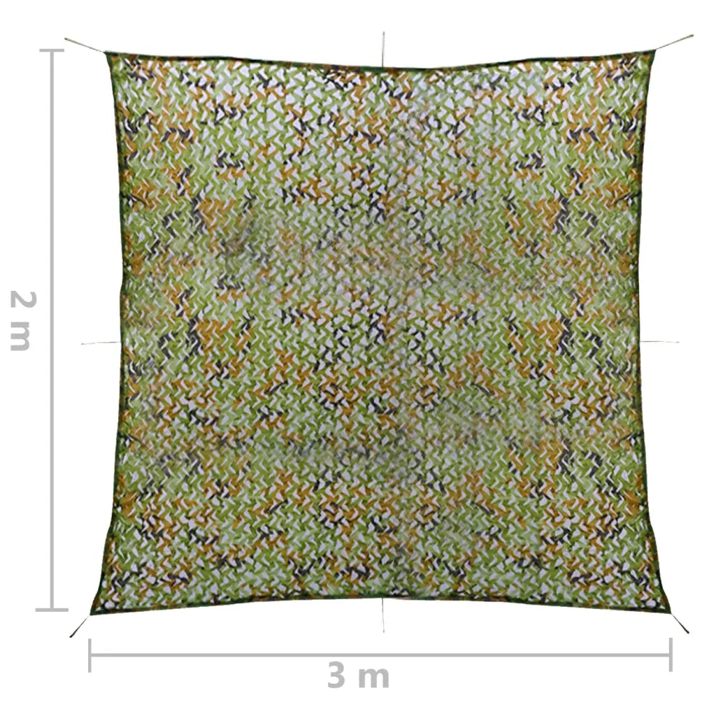 Rete Mimetica con Custodia 2x3 m Verde CFW3591503