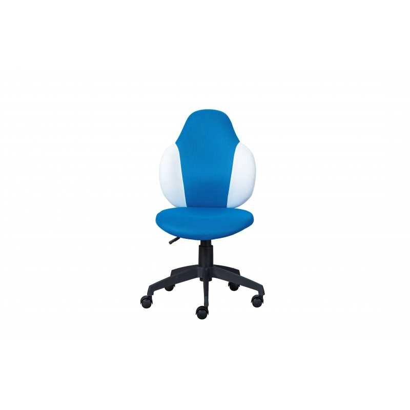 Poltroncina ragazzo Inter Link in morbido pu colorato azzurro/bianca