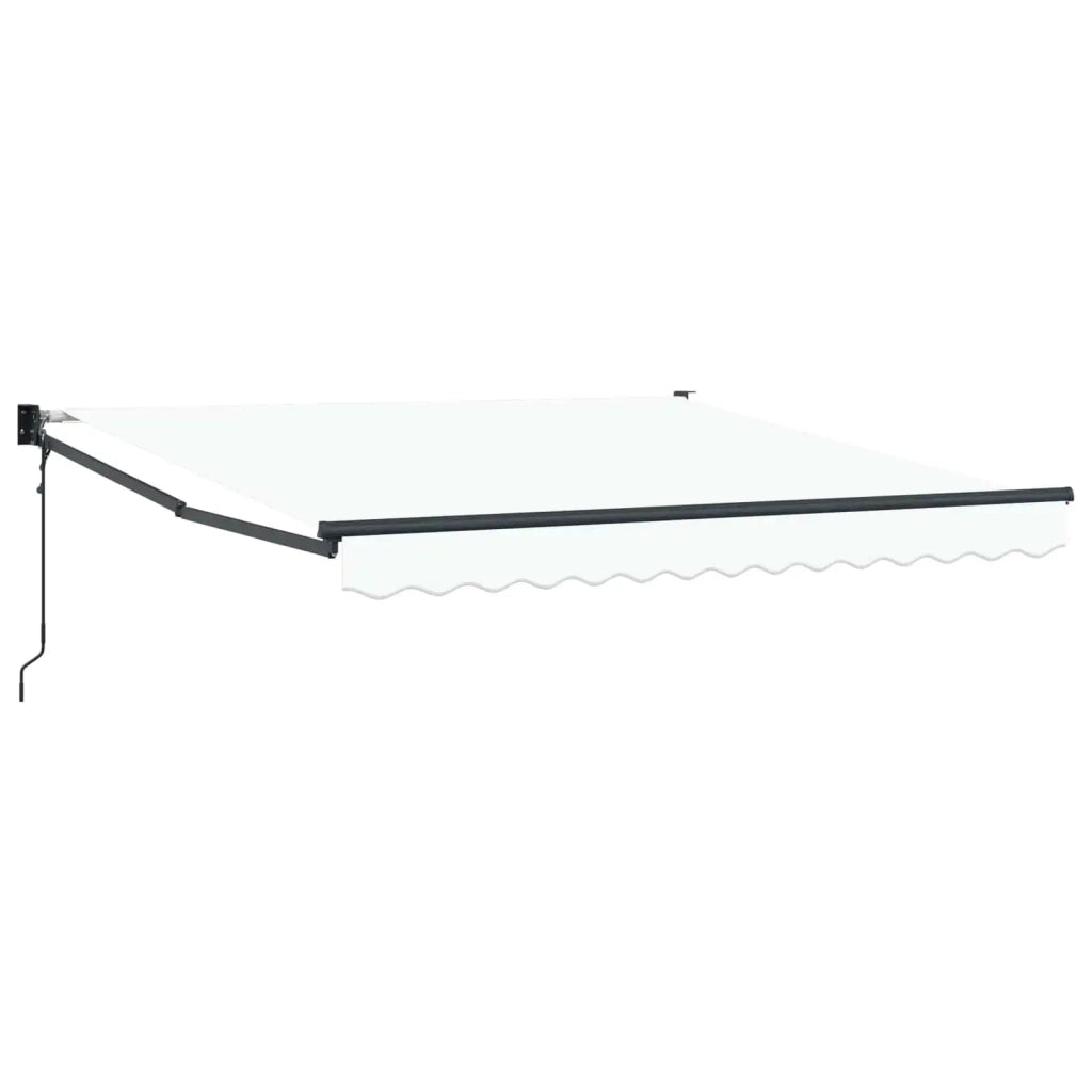 Tenda da Sole-Tenda parasole per balcone Bianco 300 x 250 x 165 cm Poliestere 896710