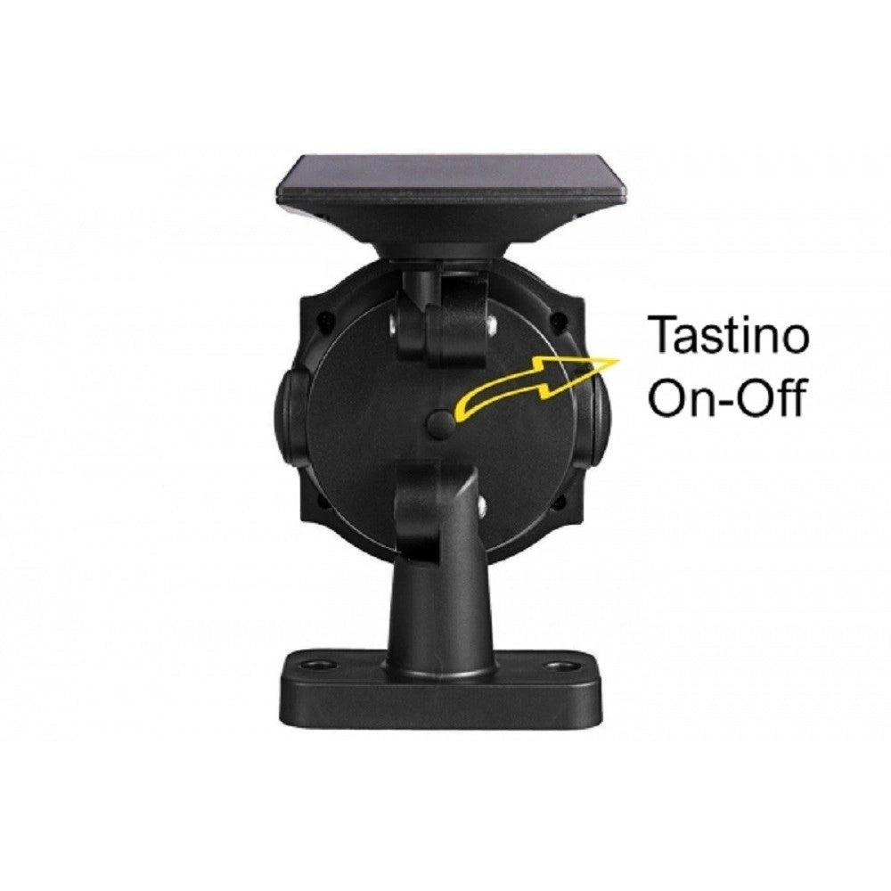 Trade Shop - Picchetto Giardino Energia Solare 56 Cob Led Luce Fredda Sensore Movimento B0391 -