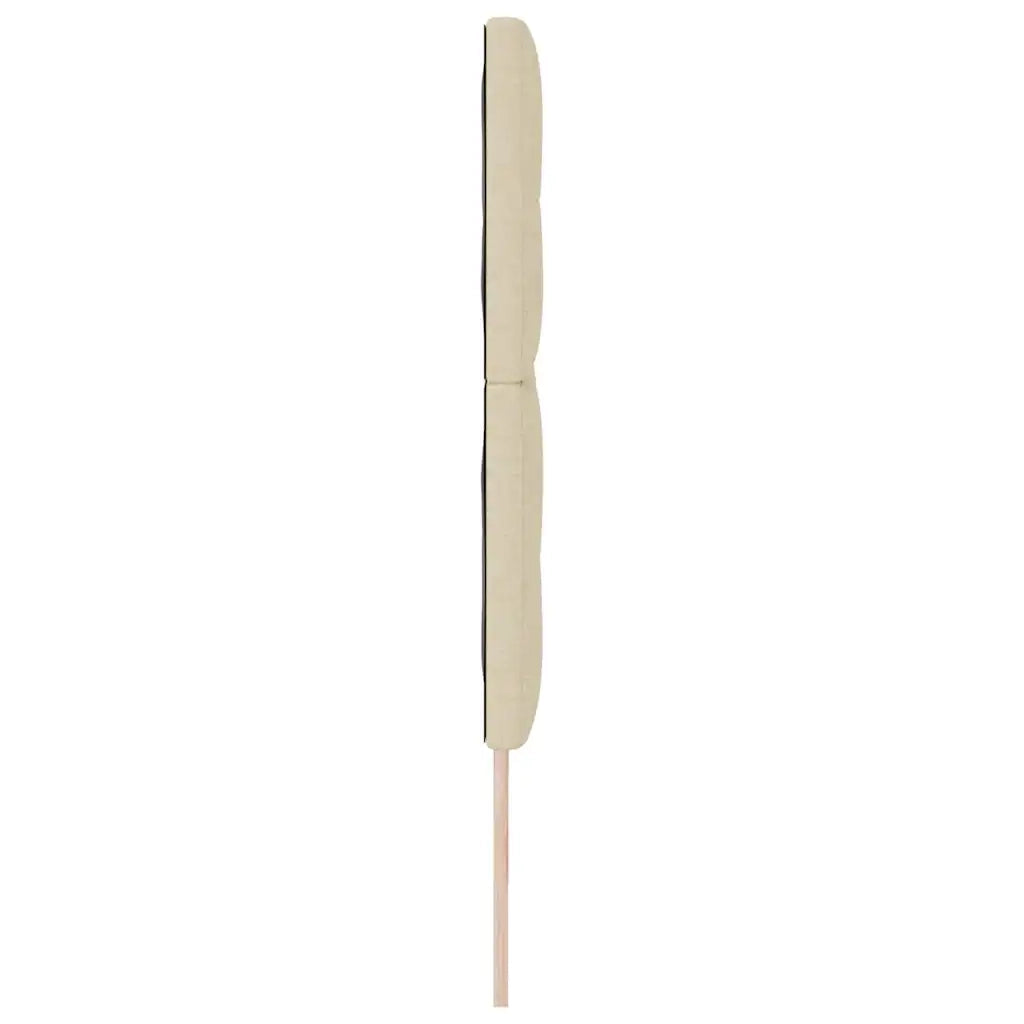 Testiera regolabile in altezza Crema 180 cm Tessuto 3337852