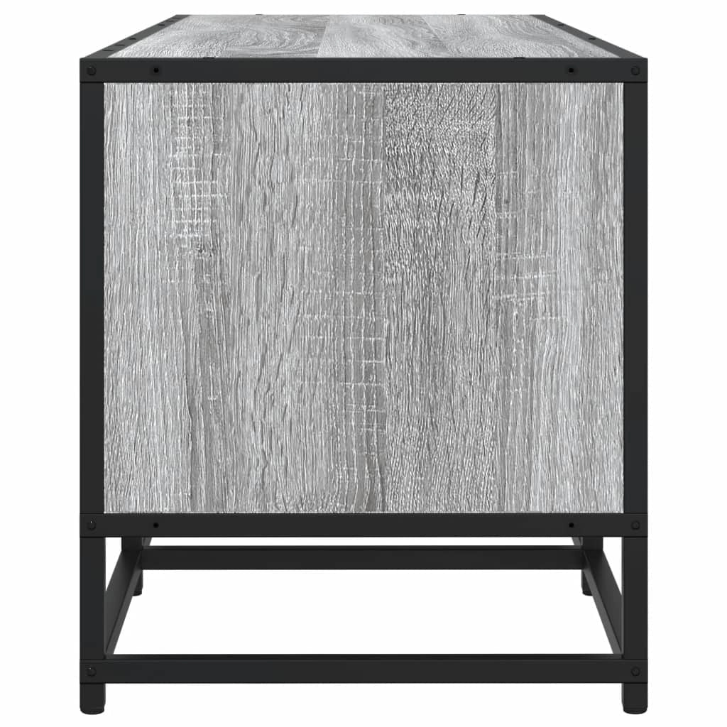 Mobile TV multimediale mensola TV credenza TV sala da pranzo soggiorno camera da letto Sonoma 180 x 35 x 41 cm legno ingegnerizzato grigio 02_0028431