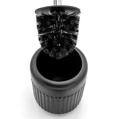 Scopino bagno da appoggio nero in ceramica Cup