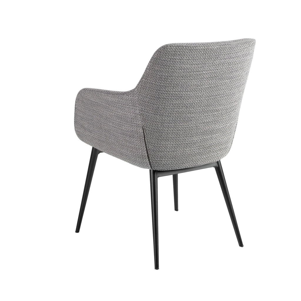 Sedia in tessuto grigio