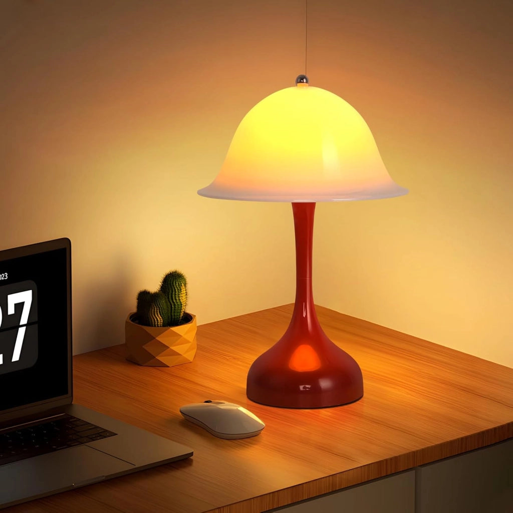 ZMH Lampada da tavolo LED USB ricaricabile luminosità regolabile per camera letto ufficio