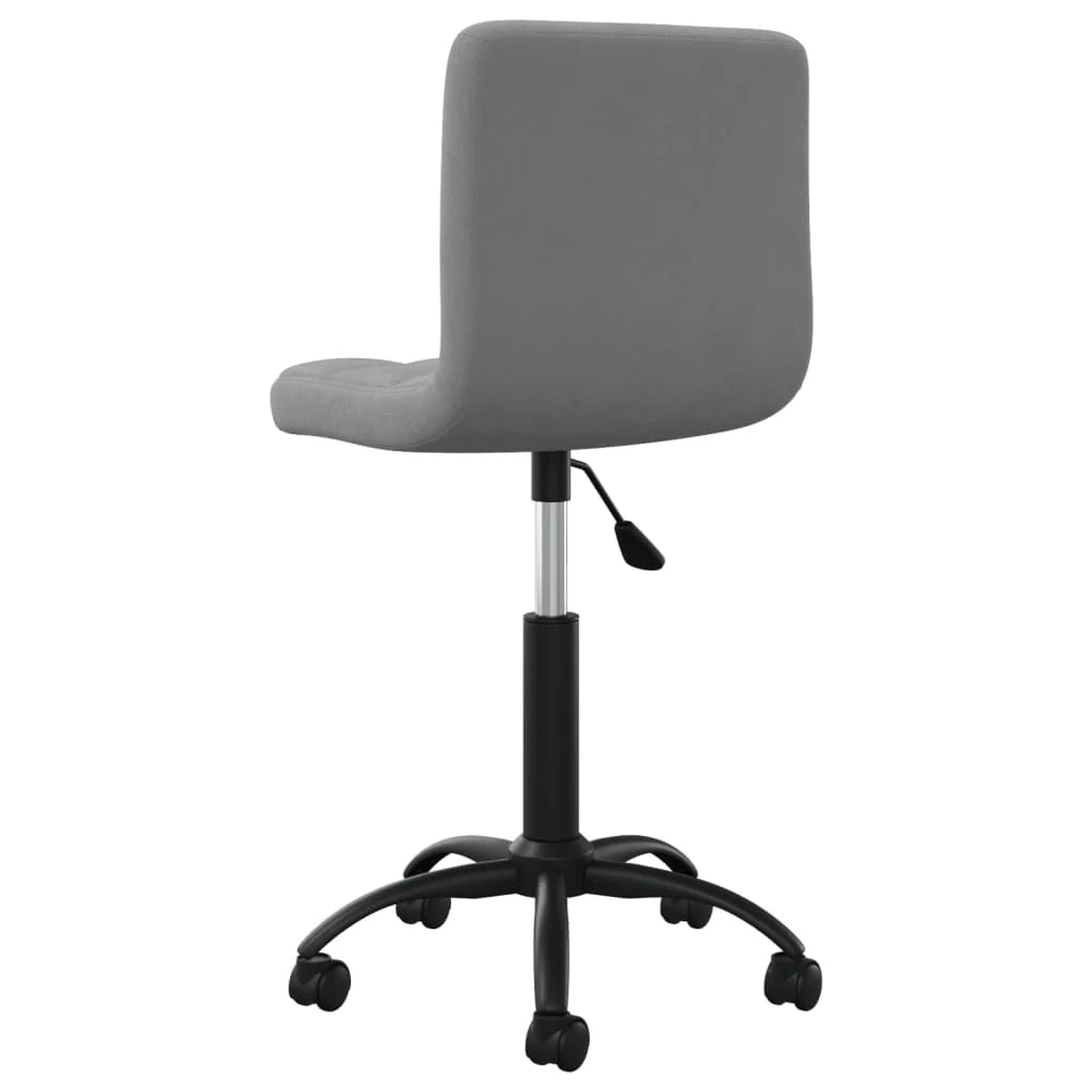 Sedia girevole da ufficio/studio velluto grigio scuro 02_0024134
