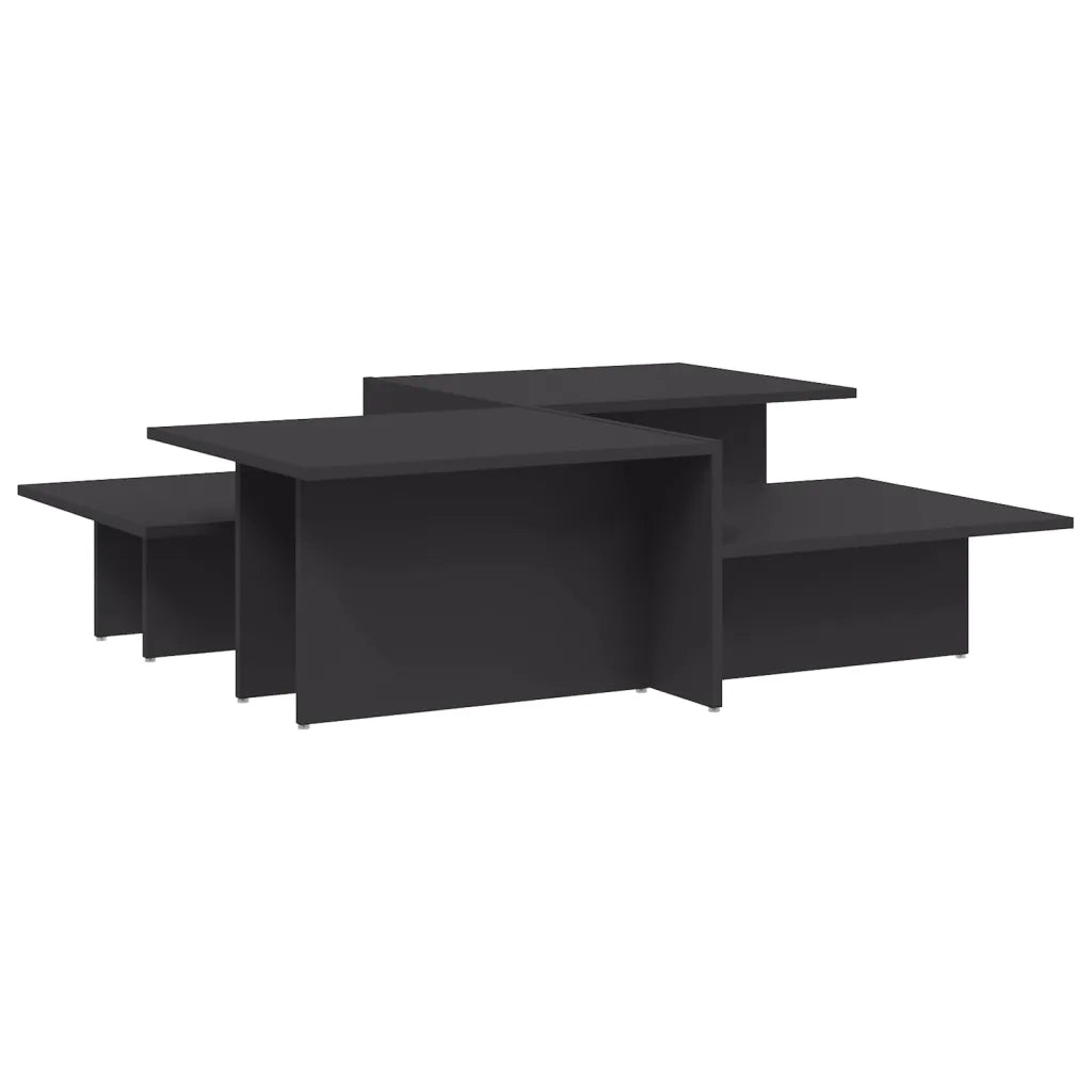 Tavolini da Salotto 2 pz Grigi in Legno Multistrato 3216151
