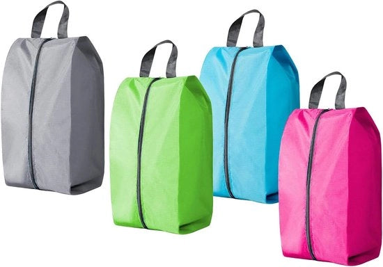 Ritssluiting per Reisschoenentas 4 Stuks Duurzaam Materiaal con Ritssluiting, Herbruikbaar per Koffer e Sporttas, 4 pezzi, Leggero e Portatile