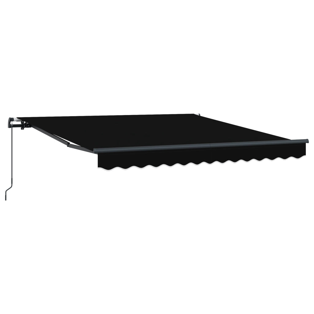 Tenda retrattile manuale nera 300x250 cm