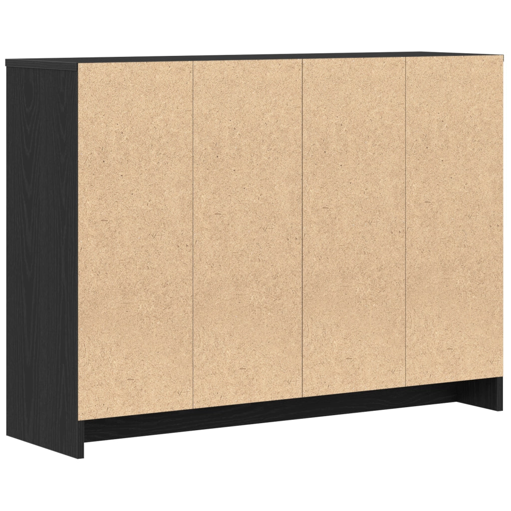 Credenza Nero 102 x 29.5 x 75 cm Legno multistrato 862084