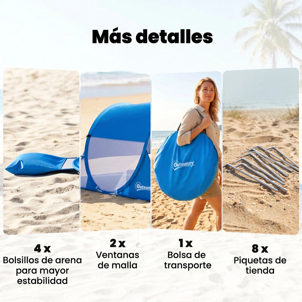 Carpa da Giardino ¨C Zephmum ¨C 200x120x90 cm Blu