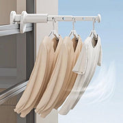 Hanger da appendi abiti portatile con 5 ganci - stendino estendibile per interni ed esterni