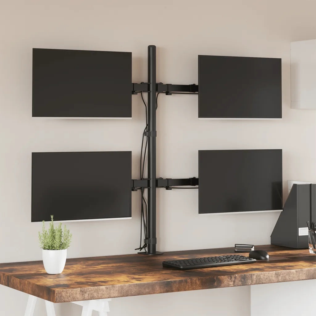 Supporto per Monitor in Acciaio Nero VESA 75/100 mm CFW9986484