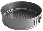 Forma a Spring 24 cm - Antiaderente - Acciaio inossidabile - Forma a tazza rotonda - Professionale - Facile da pulire - Forma per torta