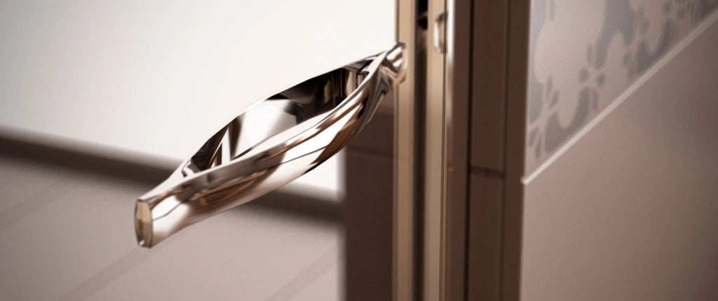Porta doccia pivot battente, cristallo 6mm trasparente Vesglas Cromo,Trasparente 6mm,60-68 cm