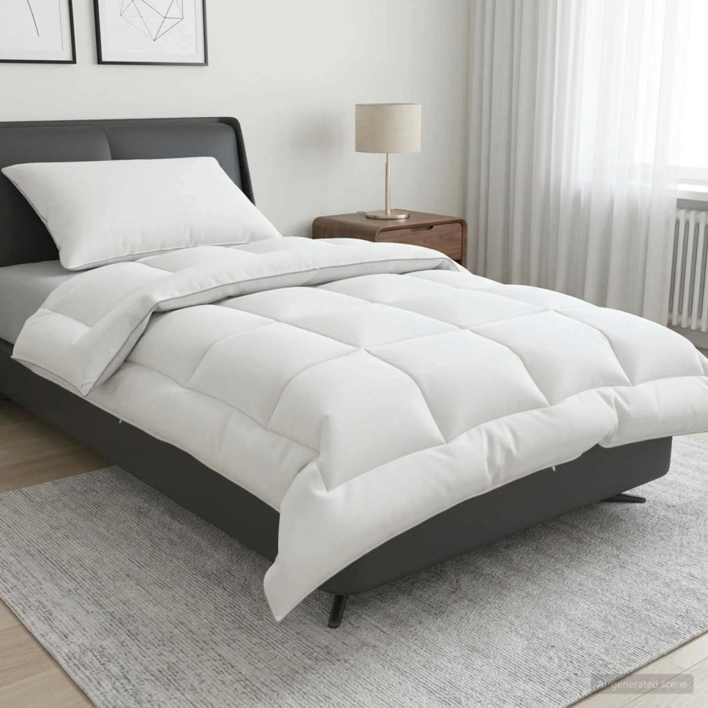 Set di piumone e cuscini 2 pcs 155x200 cm 4 stagioni 220 GSM 3440907