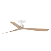 ROCKER RECESSED L Ventilatore bianco/frassino