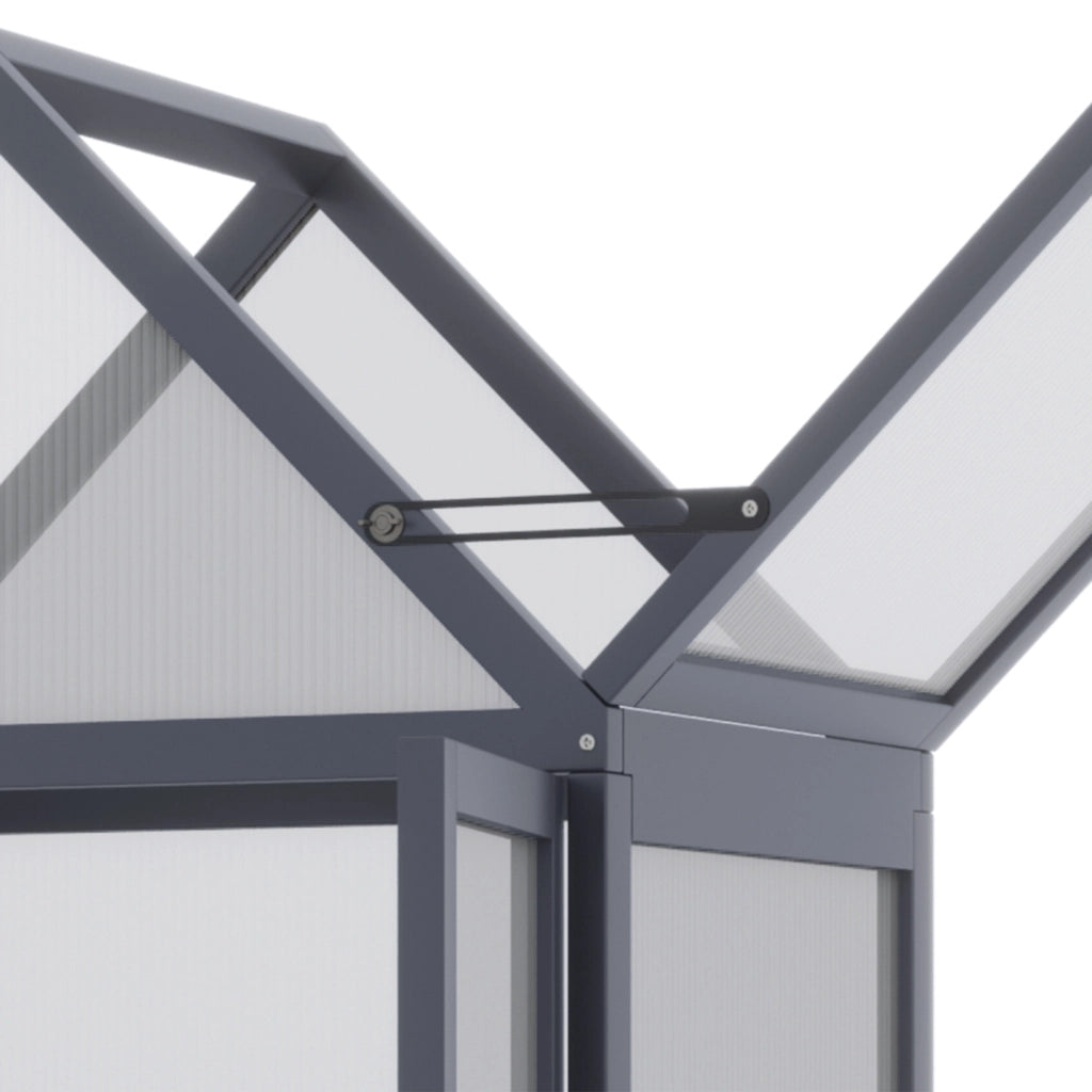 SERRA Mini a 3 ripiani 70,5x42x132 cm Legno Grigio